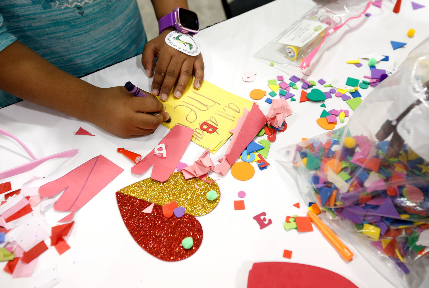 Family Expo Valentine crafts